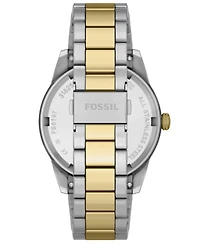 Fossil Men's Pearson Multi-function Two-Tone Stainless Steel Watch 42mm