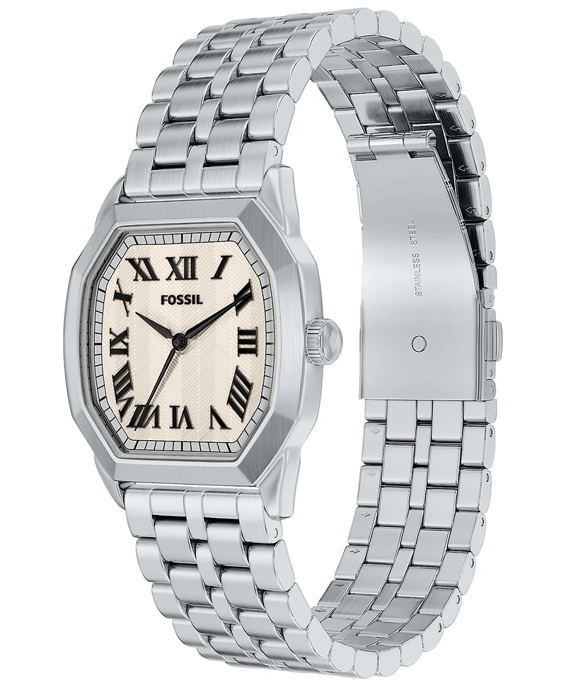 Fossil Men's Harlow Three-Hand Stainless Steel Watch 33mm