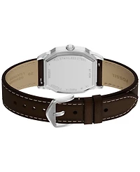 Fossil Men's Harlow Three-Hand Brown Leather Watch 33mm