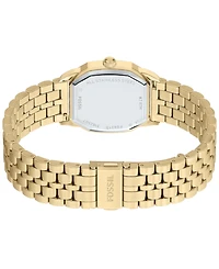 Fossil Men's Harlow Three-Hand Gold-Tone Stainless Steel Watch 33mm