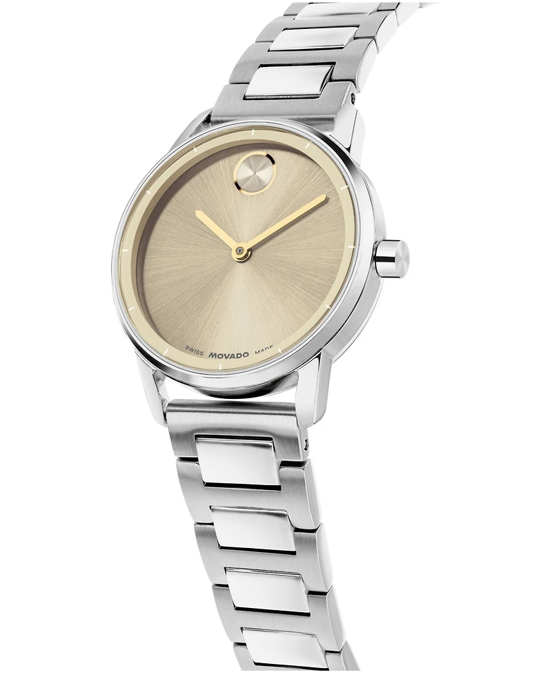 Movado Women's Bold Echo Swiss Quartz Stainless Steel Watch 30mm
