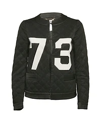 Pre-Owned Moschino Women's Couture Quilted Synthetic Jacket