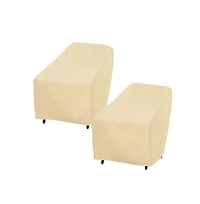 gaomon Patio Chair Covers for Outdoor Furniture, Waterproof 2 Pack, Heavy Duty Oxford Cloth, Large Lawn Deep Seat Lounge
