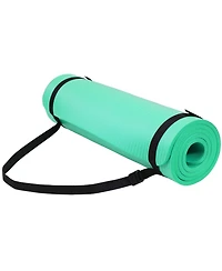Aofar Yoga Mat Thick High Density Exercise Carrying Strap