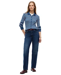 Tommy Hilfiger Women's Fine Gauge Polo Collar Cardigan