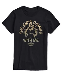Airwaves Men's The Mandalorian & Grogu Kids Coming With Me Graphic T-Shirt