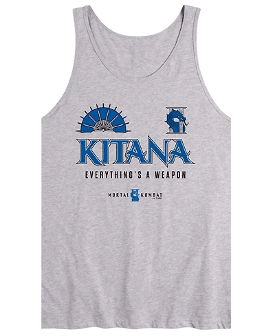 Airwaves Men's Mortal Kombat Kitana Sleeveless Graphic Tank Top