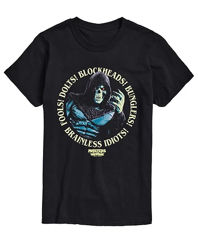 Airwaves Men's Masters Of The Universe Brainless Idiots Skeletor Graphic T-Shirt