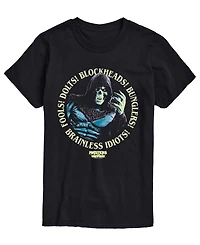 Airwaves Men's Masters Of The Universe Brainless Idiots Skeletor Graphic T-Shirt