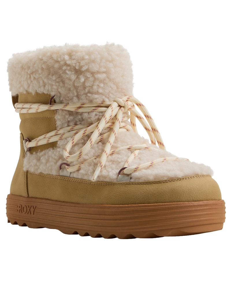 Roxy Women's Hot Cocoa Lace-Up Ankle Booties