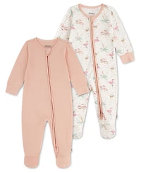 Huggies Baby Girls' Viscose Coverall, 2-Pack