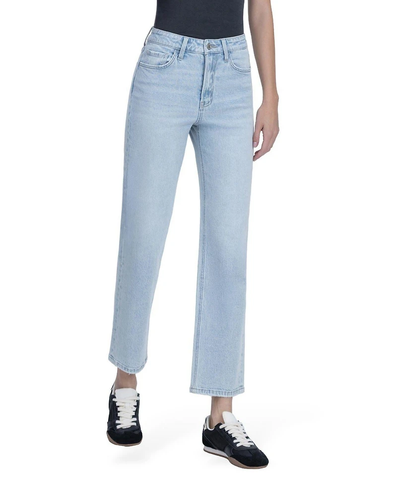 Flying Monkey Women's Super High Rise Tapered Leg Jeans