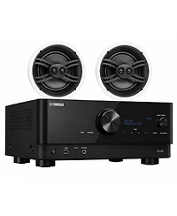 Yamaha Rx-V6A 7.2-Channel Av Receiver with In-Wall Speakers