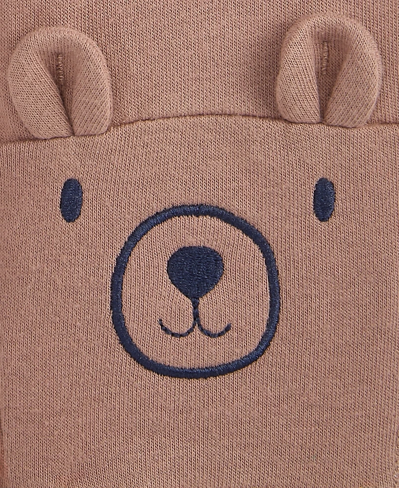 First Impressions Baby Boys' 3M-24M Mix & Match Bear-Face Jogger Pants, Macy's Exclusive