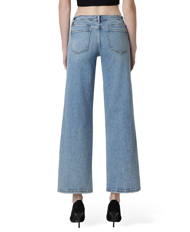 Vervet Women's Low Rise Wide Leg Jeans
