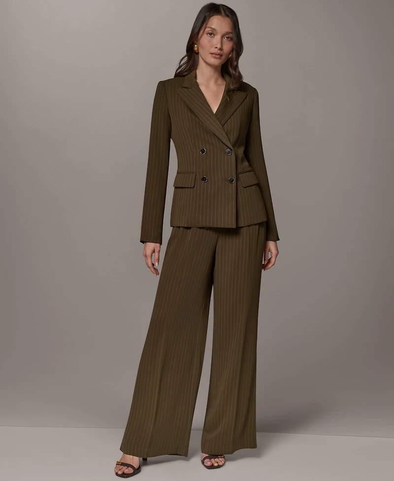 Donna Karan New York Women's Notch Lapel Collar Blazer