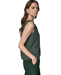 Donna Karan New York Women's Boat Neck Sleeveless Tank Top