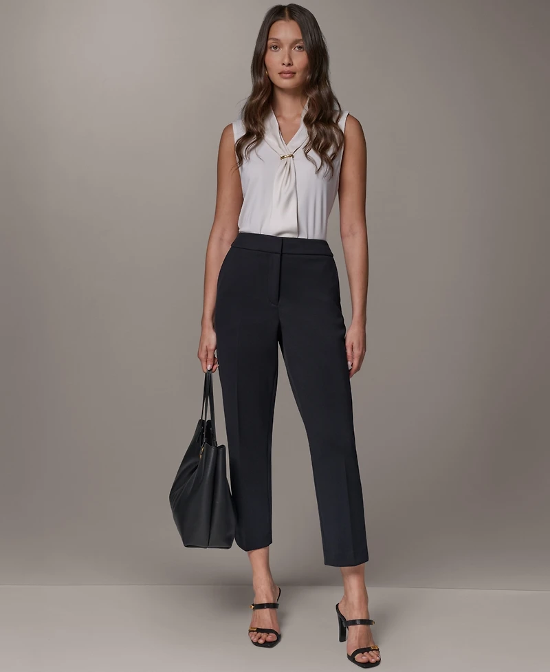 Donna Karan New York Women's Mid-Rise Ankle Pants