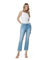 Flying Monkey Women's High Rise Kick Flare Jeans