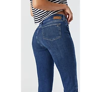 Mavi Jeans Women's Kathleen Mid Rise Boyfriend Feather Blue