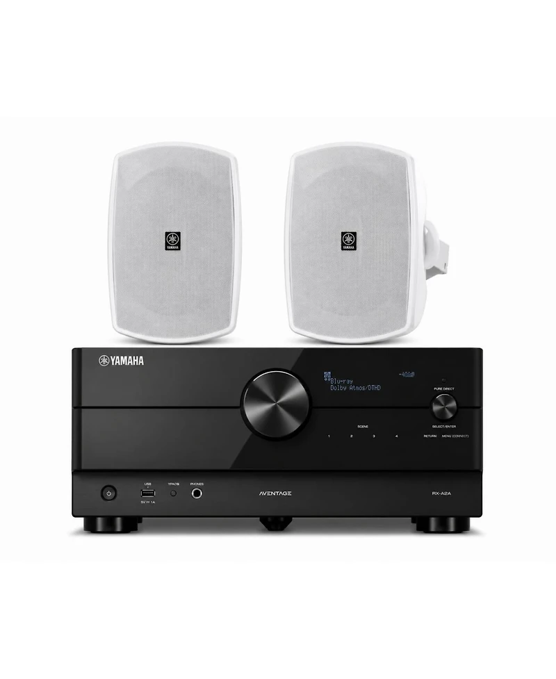 Yamaha Rx-A2A 7.2-Channel 8K Av Receiver Speaker Bundle