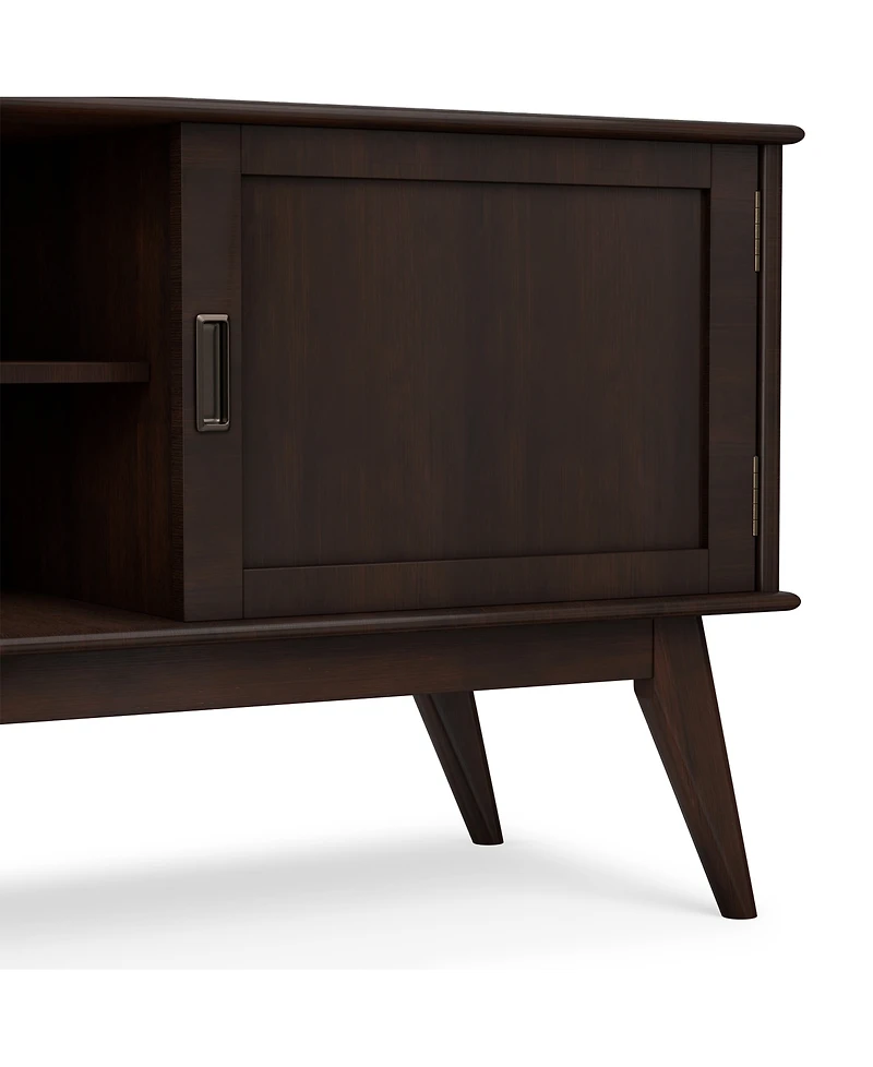 Kentler Mid Century Low Tv Media Stand