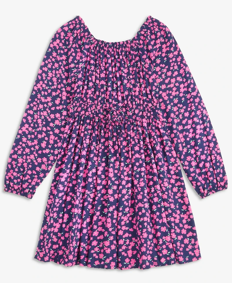 Epic Threads Girls' Xs-xl Long-Sleeve Ditsy Garden-Print Dress, Macy's Exclusive