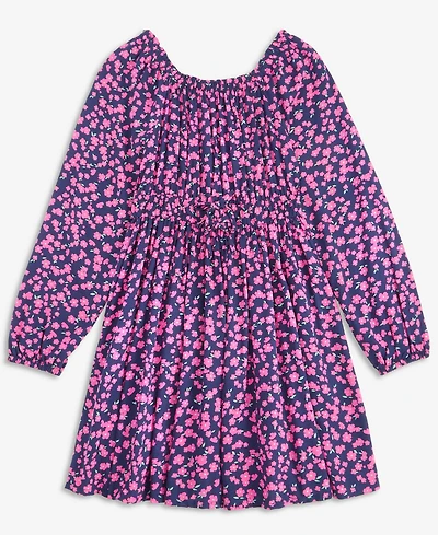 Epic Threads Girls' Xs-xl Long-Sleeve Ditsy Garden-Print Dress, Macy's Exclusive