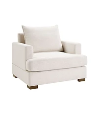 Madison Park Tasha 38.5" Oversized Upholstered Arm Chair