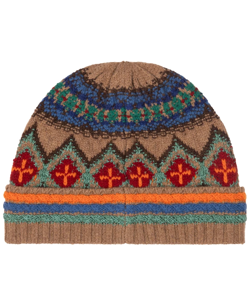 Polo Ralph Lauren Men's Fair Isle Pattern Beanie Hat