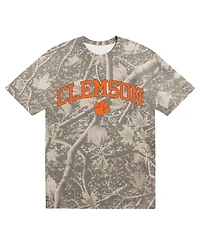 Uscape Apparel Men's Camo Clemson Tigers Back Bay Heavyweight T-Shirt
