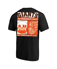 Fanatics Men's Profile Black San Francisco Giants Big Tall Two-Sided Graphic T-Shirt