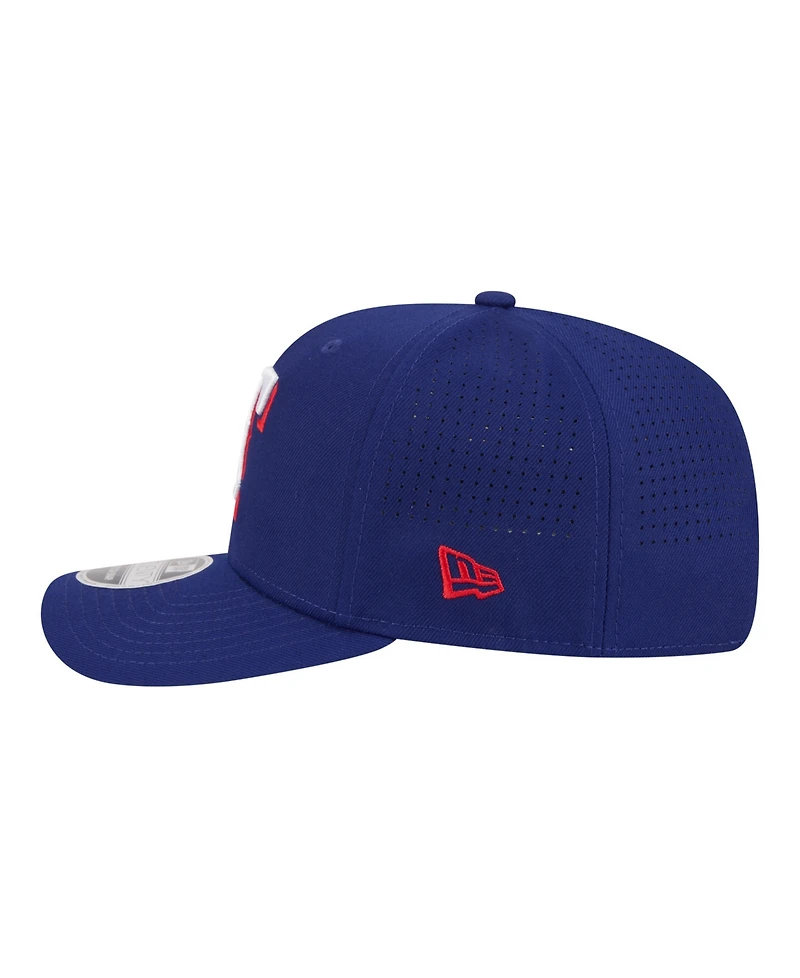 New Era Men's Royal Texas Rangers Performance 9SEVENTY Adjustable Hat
