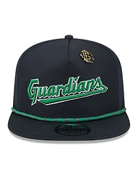 New Era Men's Navy Cleveland Guardians 2025 Big League Chew Golfer Snapback Hat