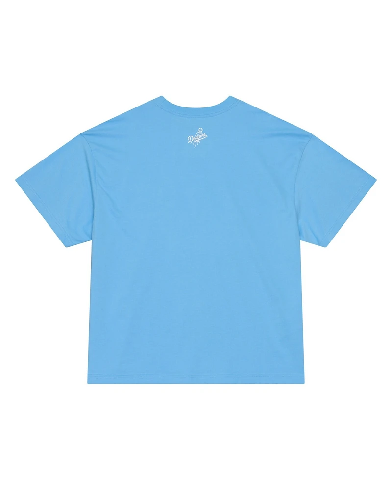 Mitchell & Ness Men's Light Blue Los Angeles Dodgers Insignia Premium T-Shirt