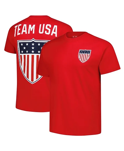 Outerstuff Men's Red Team Usa Patriot Crewneck T-Shirt
