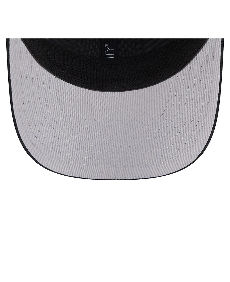 New Era Men's Black Houston Astros Throwback Contest 9SEVENTY Adjustable Trucker Hat