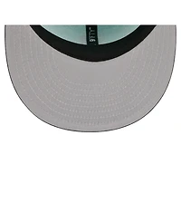 New Era Men's Turquoise/Charcoal Detroit Tigers Two-Tone Color Pack 9FIFTY Snapback Hat