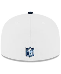 New Era Men's White/Navy Los Angeles Chargers Super Chargers 59FIFTY Fitted Hat