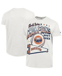 Champion Men's White Houston Astros Winning Tradition Cooperstown Tri-Blend T-Shirt