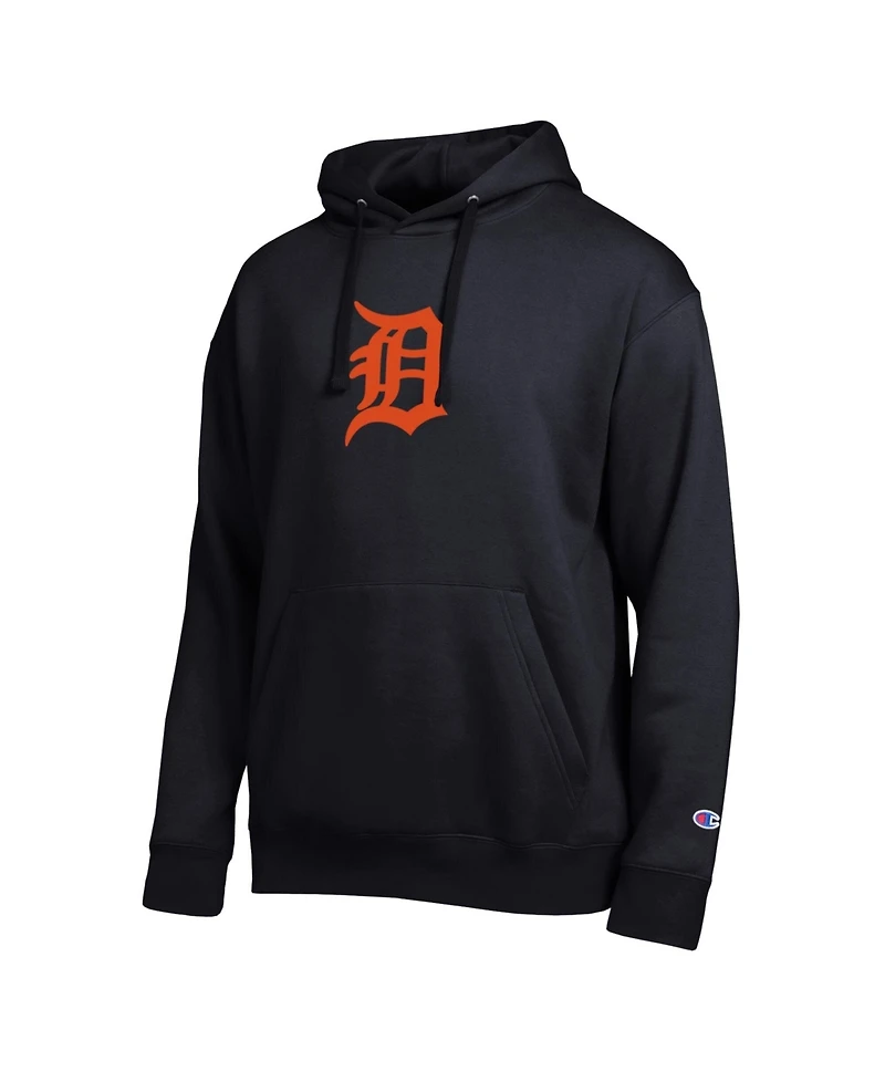 Champion Men's Black Detroit Tigers All Star Embroidered Logo Hoodie