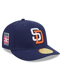 New Era Men's Navy San Diego Padres 2026 Baseball Hall of Fame 59FIFTY Low Profile Fitted Hat