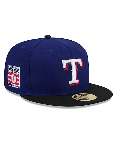 New Era Men's Royal/Black Texas Rangers 2026 Baseball Hall of Fame 59FIFTY Fitted Hat