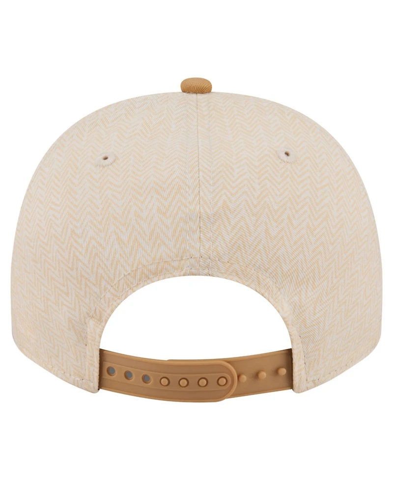 New Era Men's Cream San Francisco Giants Herringbone 9FIFTY A-Frame Snapback Hat