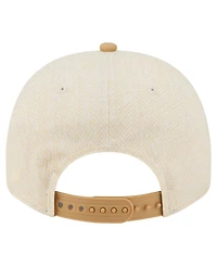 New Era Men's Cream New York Mets Herringbone 9FIFTY A-Frame Snapback Hat