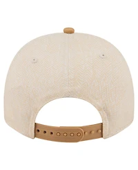 New Era Men's Cream Chicago White Sox Herringbone 9FIFTY A-Frame Snapback Hat