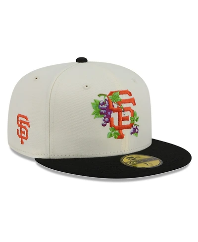 New Era Men's White/Black San Francisco Giants Blossom 59FIFTY Fitted Hat