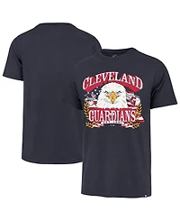 '47 Brand Men's Navy Cleveland Guardians Americana Eagle T-Shirt