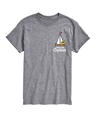 Airwaves Men's Peanuts Woodstock Call Me Captain Graphic T-Shirt