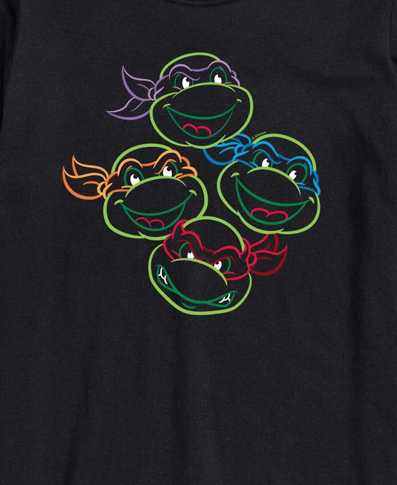 Airwaves Men's Teenage Mutant Ninja Turtles Raph Donny Mikey Leo Graphic T-Shirt